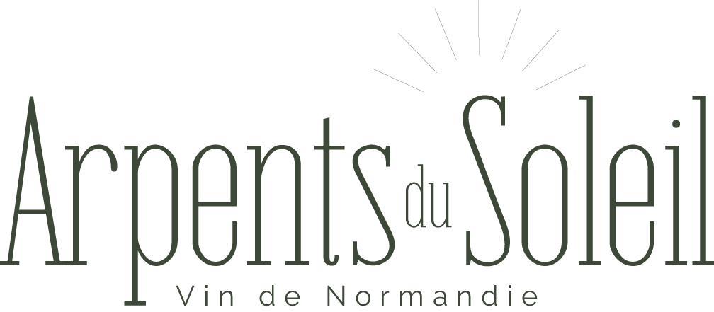 logo arpents du soleil vignoble normandie