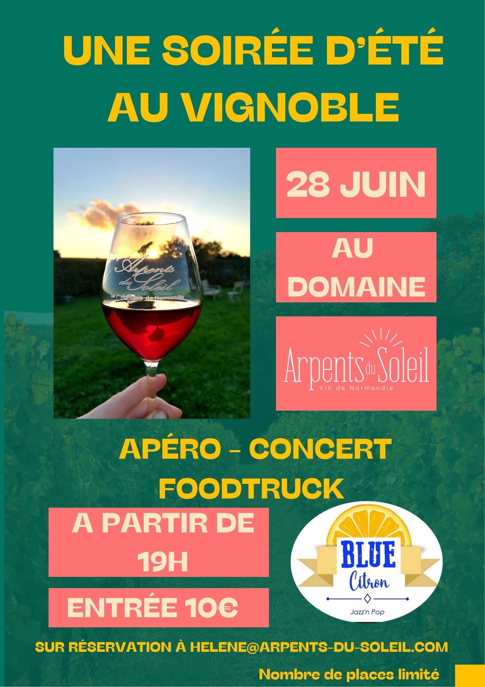 Affiche événement soirée été bar illustration moderne coloré(1)