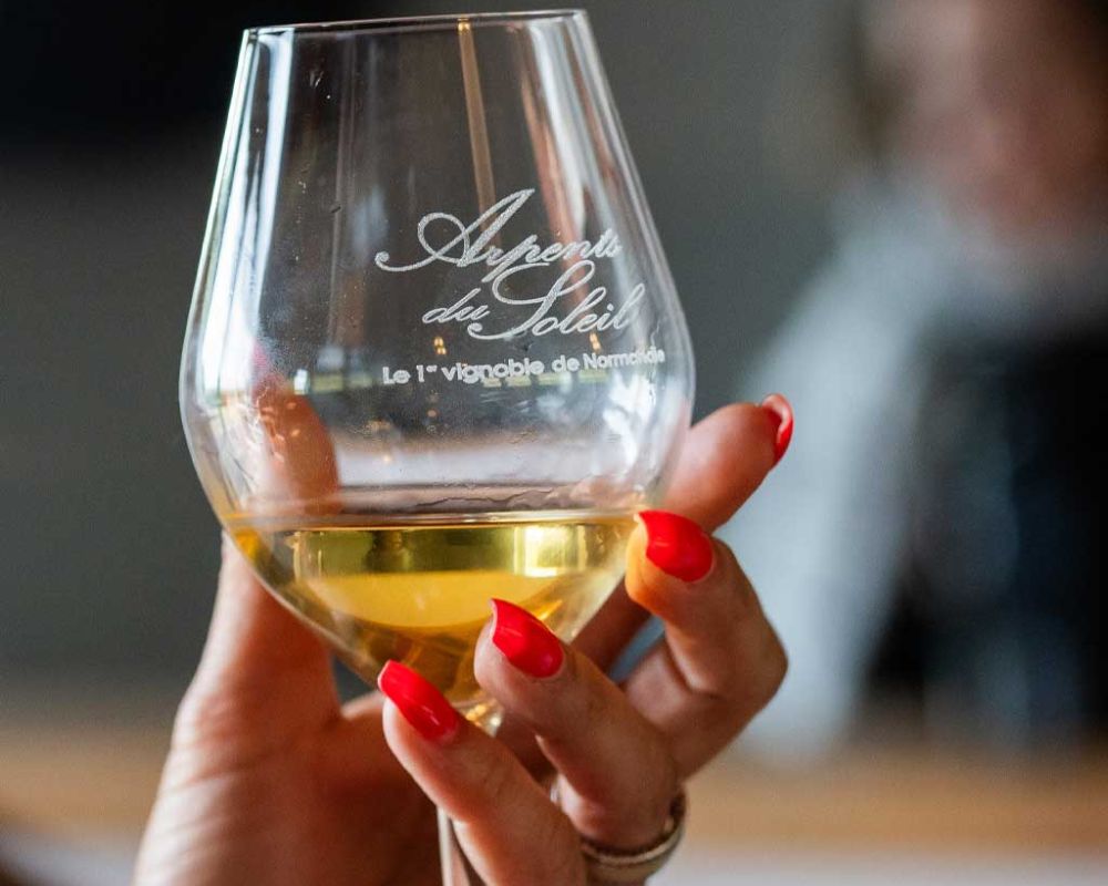 verre de vin arpent du soleil