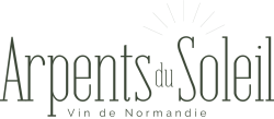 logo arpents du soleil vignoble normandie